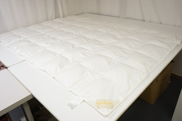 羽毛診断の結果でお布団はリフォームをされずに買い替えされました。画像
